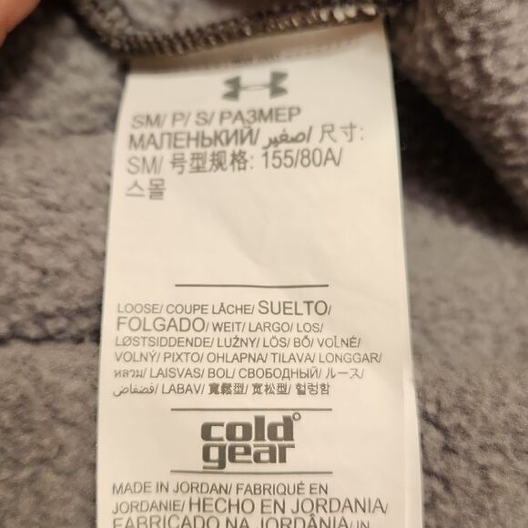 Under Armour Women's "Storm 1" Gray Pullover Hoodie w/ Pink Detailing Size S - Picture 7 of 7